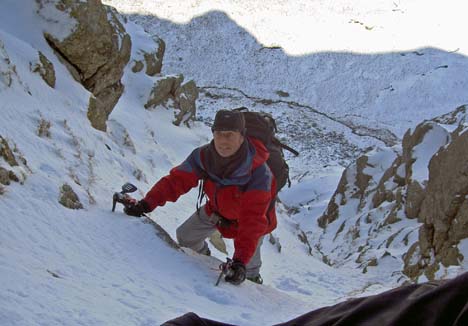 Mick Fox on Brown Cove slabs