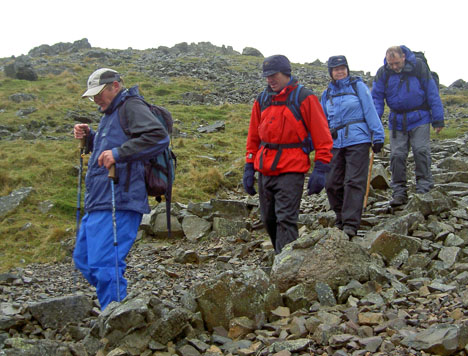 Armistice on Great Gable - Stuart Bell, Alan Wilson, Clare Fox, Bill Hogarth. 