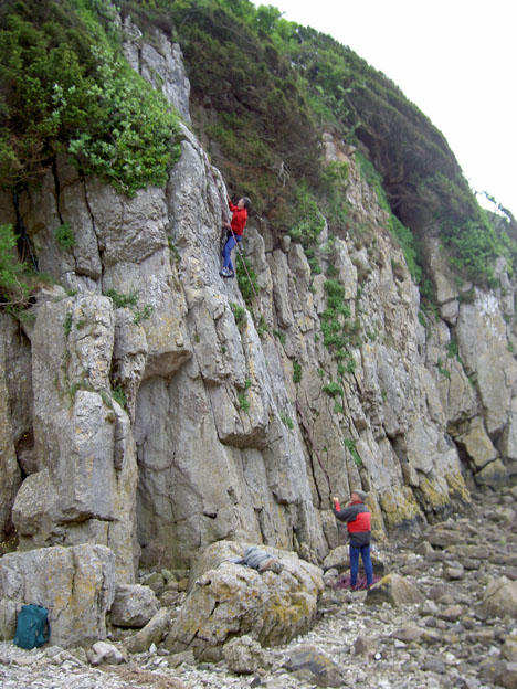 Alan Wilson and Mike Goff at Jack Scout Cove