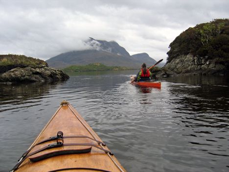 Walter & Krysia on an inland loch