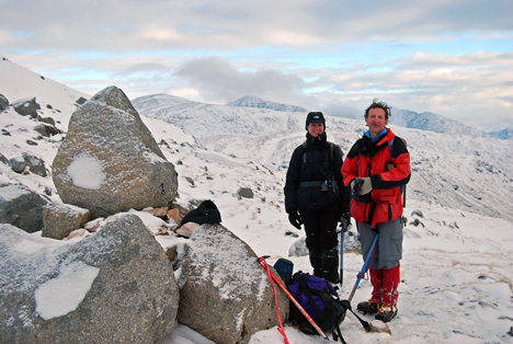 Eve & Rod on Beinn Sgulaird