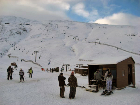 The Glencoe ski runs